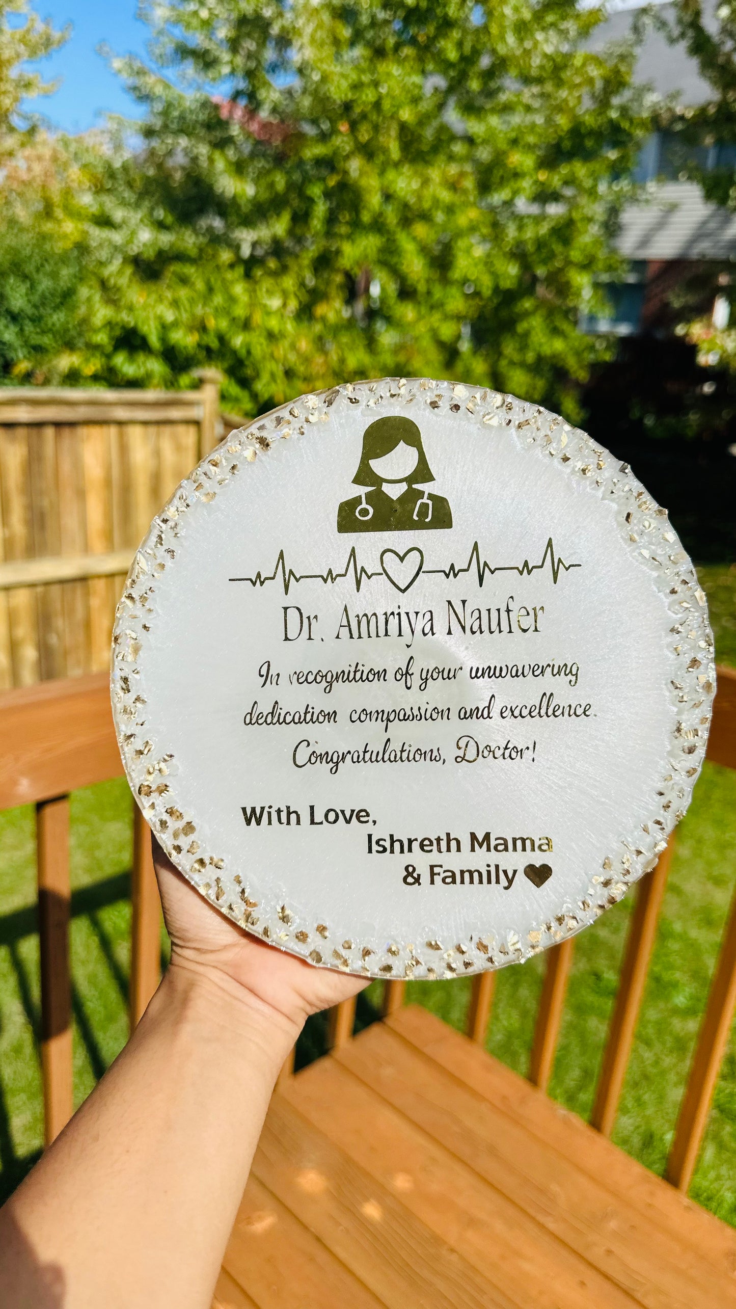 Resin Graduation Frame