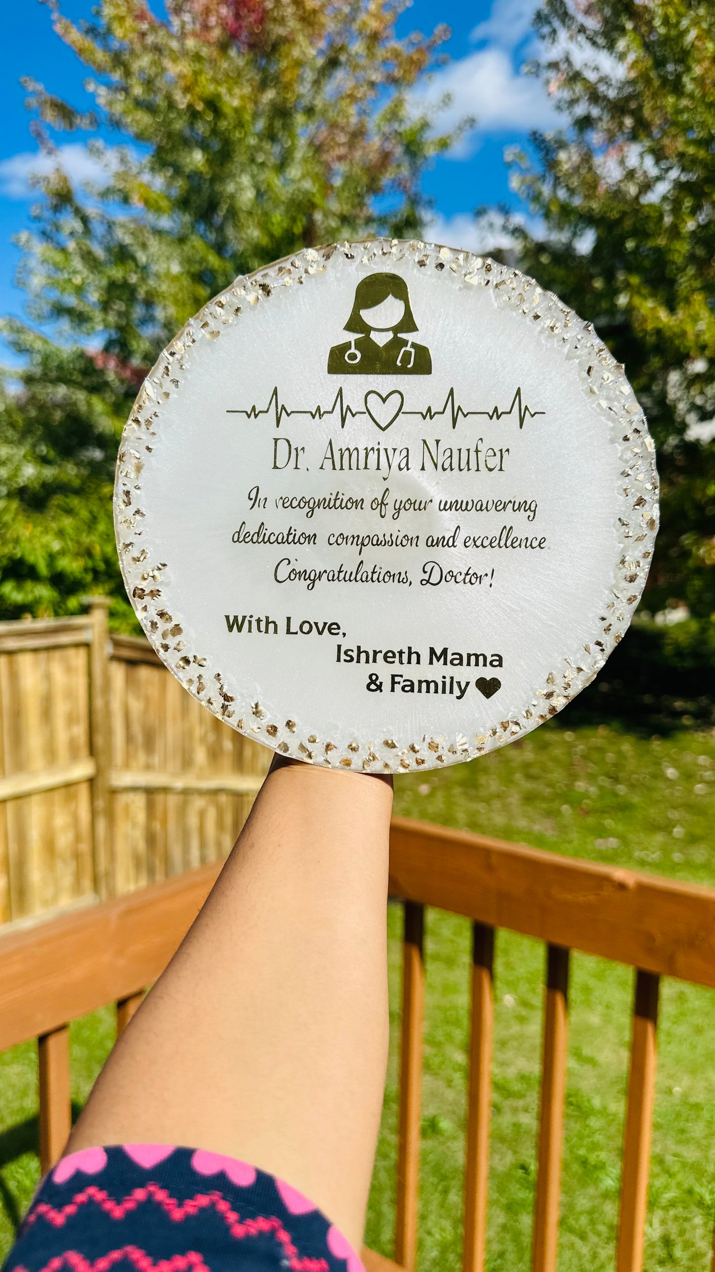 Resin Graduation Frame