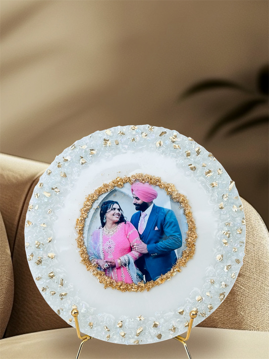 Resin Couple Photo Frame | Personalized Couple Gift